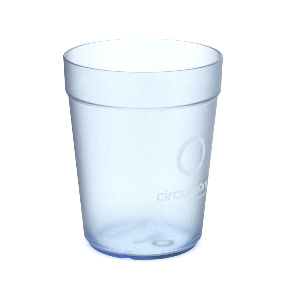 Get plastic mug with 100ml capacity printed