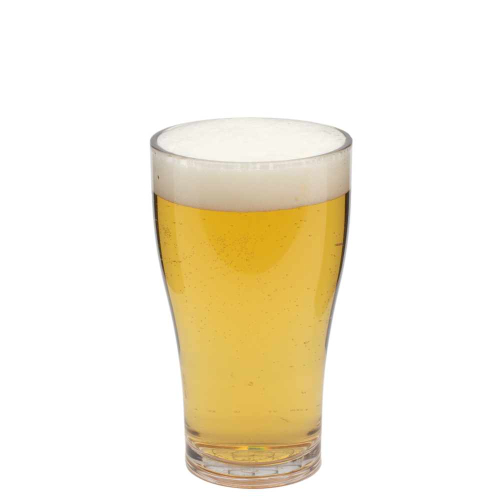 Kunststof bierglas Viking 43 cl, transparant, geschikt voor bedrukking en gravure, kleur mix