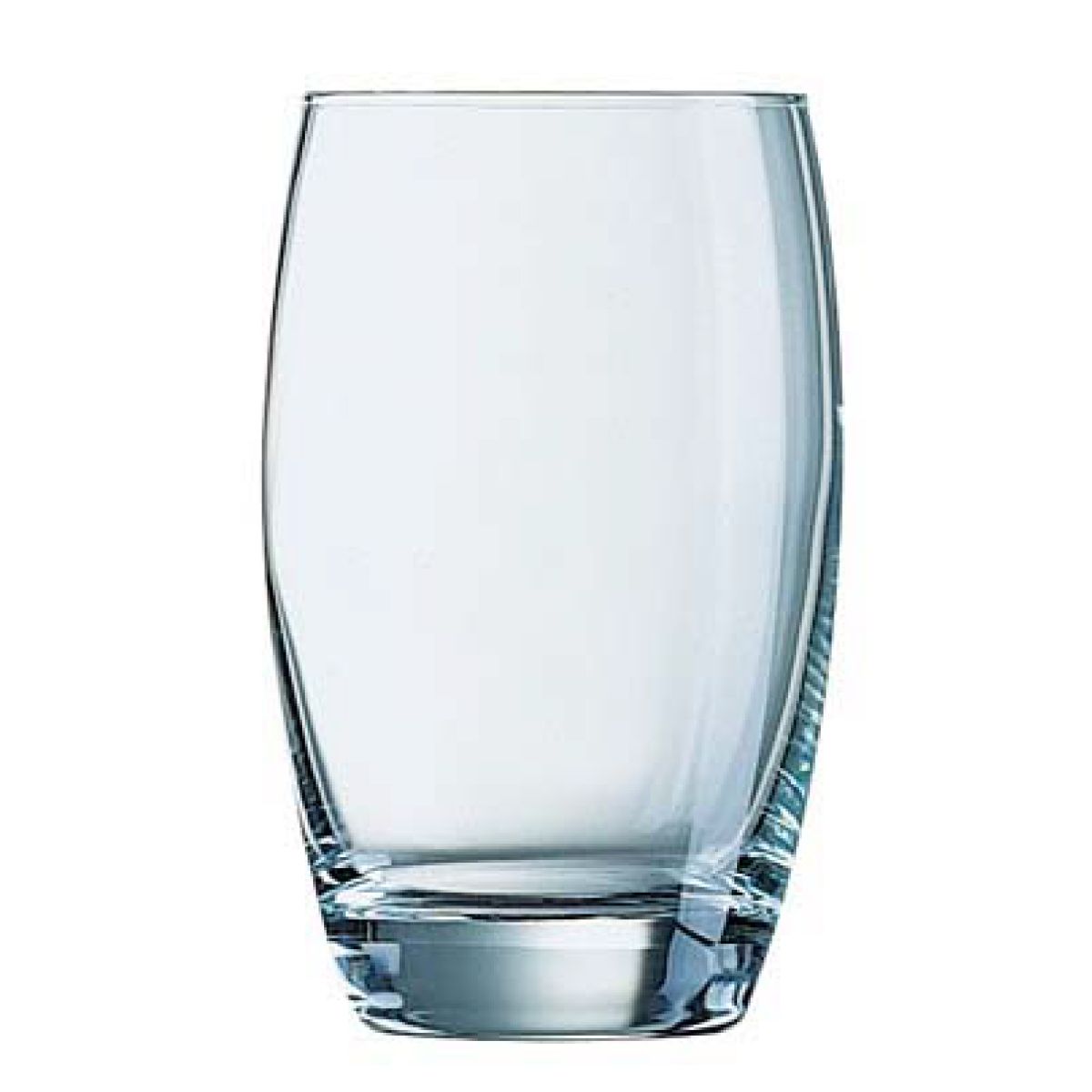 Vooraanzicht van Salto Tumbler 50 cl glas met rechte wanden en helder transparant drinkglas.