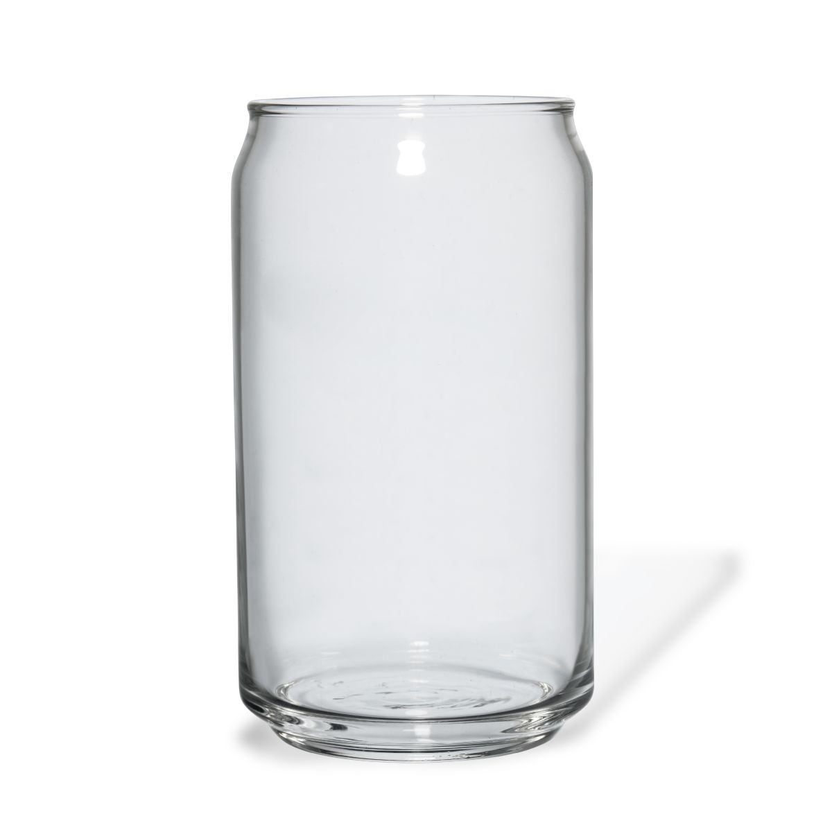Can glas 35 cl. transparant glas, vooraanzicht zonder bedrukking