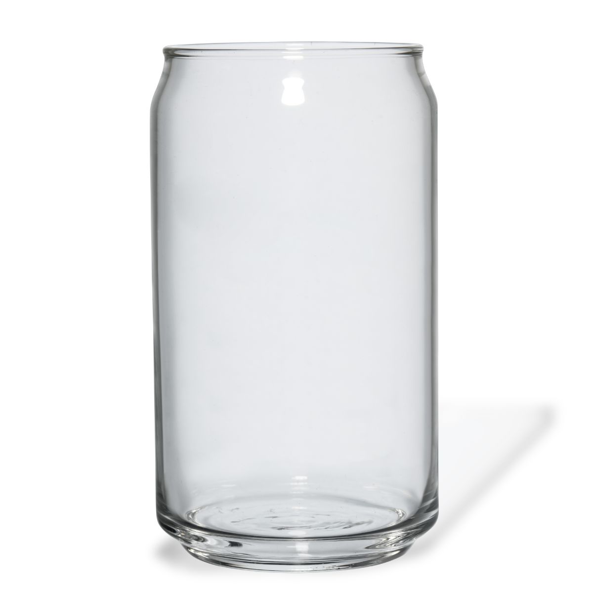 Can glas 48 cl transparant glas, vooraanzicht zonder bedrukking
