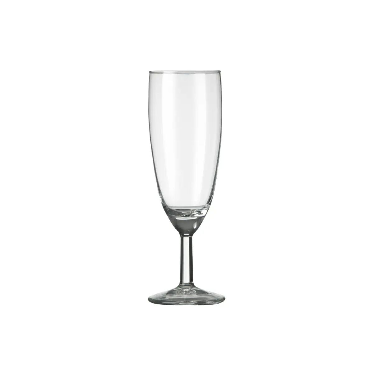 Champagneflute Gilde 16 cl van helder glas, recht van voren in beeld met slanke voet en lange kelk. Champagneflute Gilde 16 cl van helder glas, recht van voren in beeld met slanke voet en lange kelk.