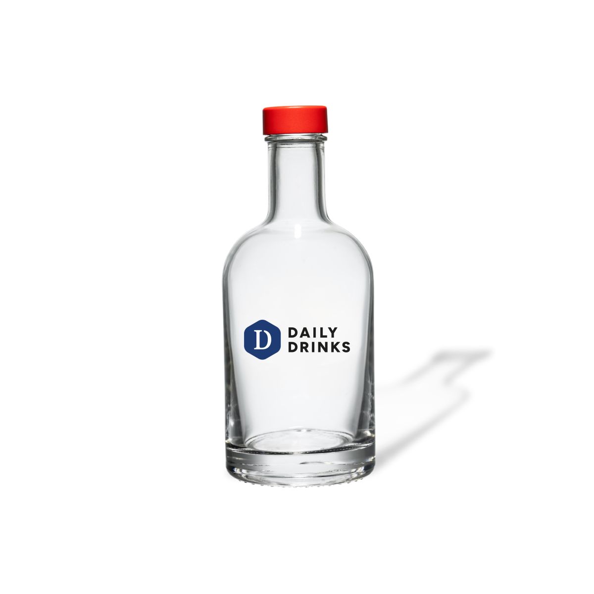 Fles Oslo 0,35 liter met meerkleurig logo op het voorpaneel