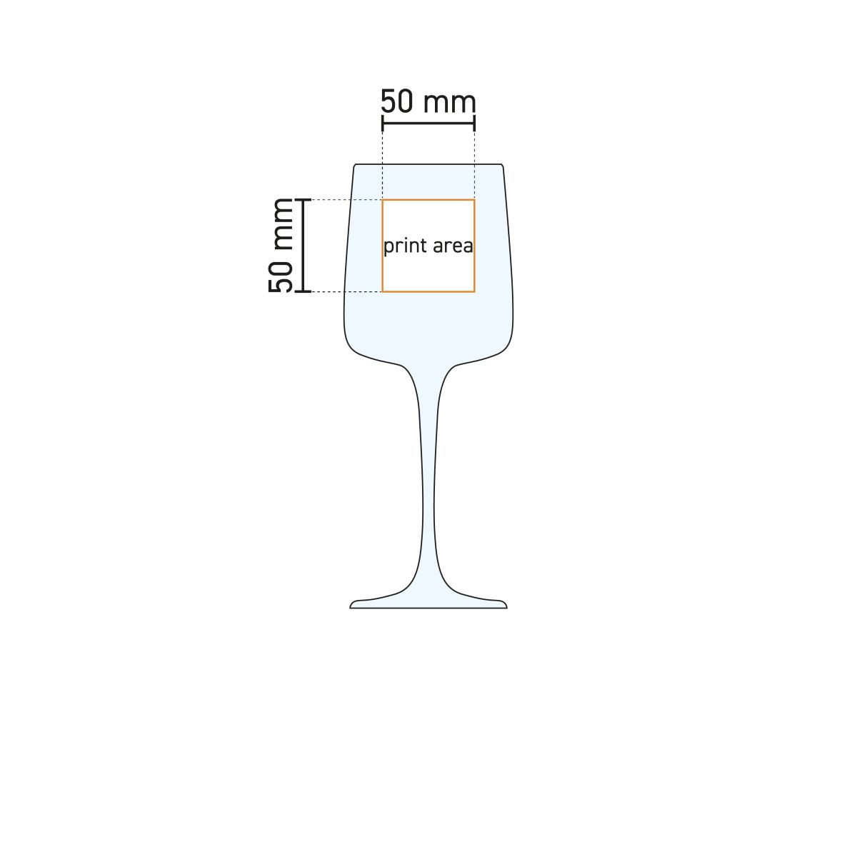 Iconic Wijnglas 43 cl. bedrukken Iconic Wijnglas 43 cl. bedrukken