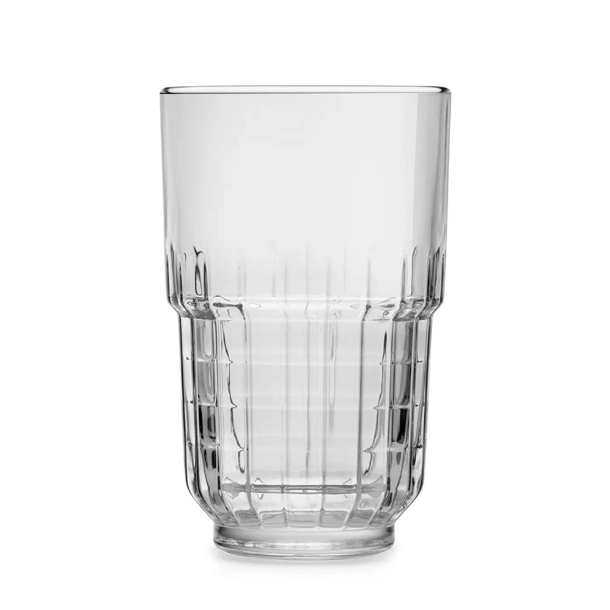 Longdrinkglas Tarq 35 cl. van transparant glas in vooraanzicht zonder bedrukking