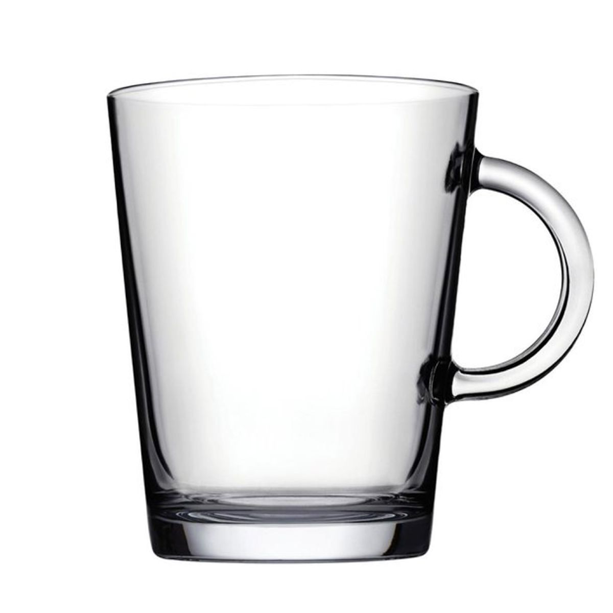 Vooraanzicht van het transparante theeglas Tribeca 40 cl. van helder glas, geschikt voor graveren. Vooraanzicht van het transparante theeglas Tribeca 40 cl. van helder glas, geschikt voor graveren.