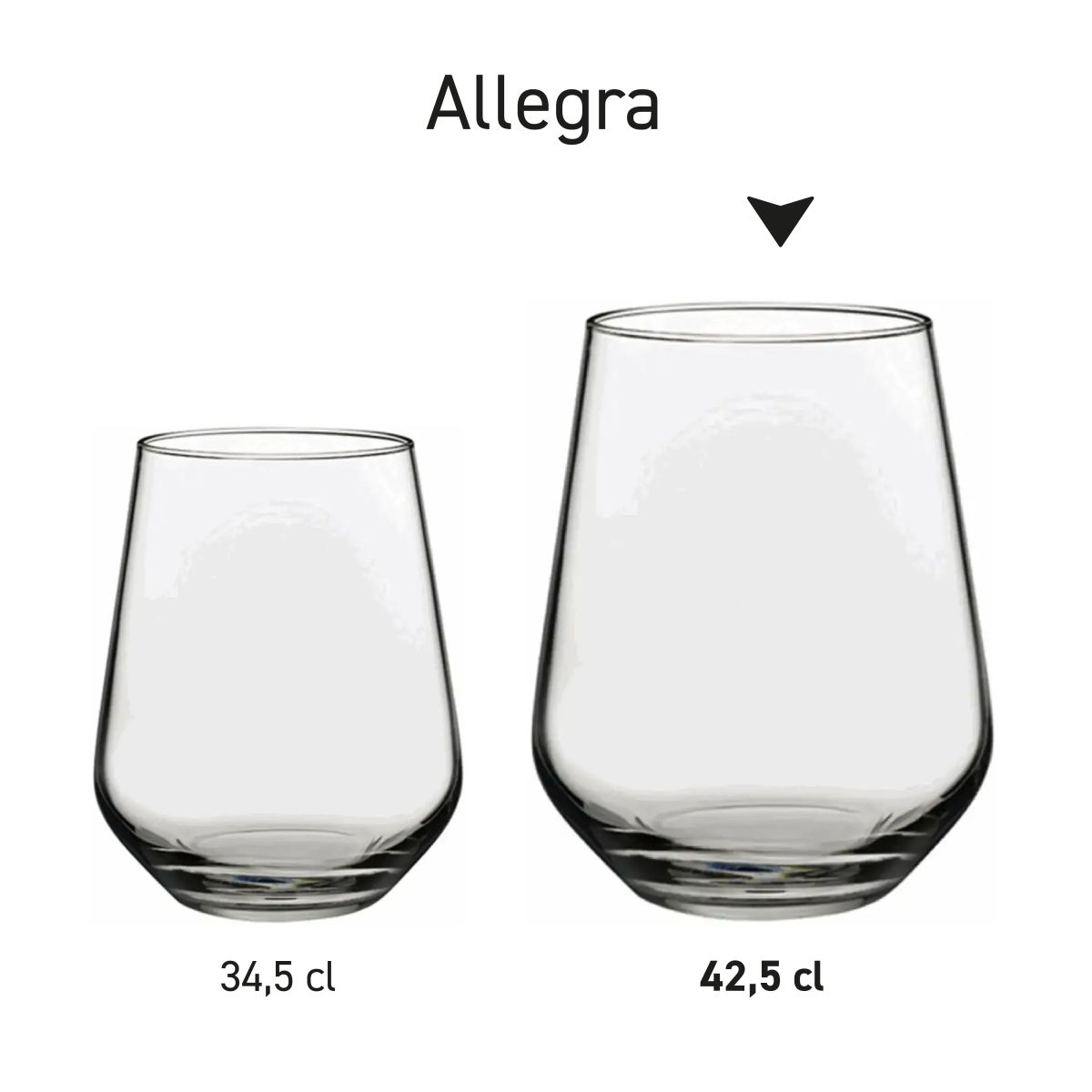 Set van meerdere Tumbler Allegra glazen, overzichtelijk gepresenteerd als serie., foto 2