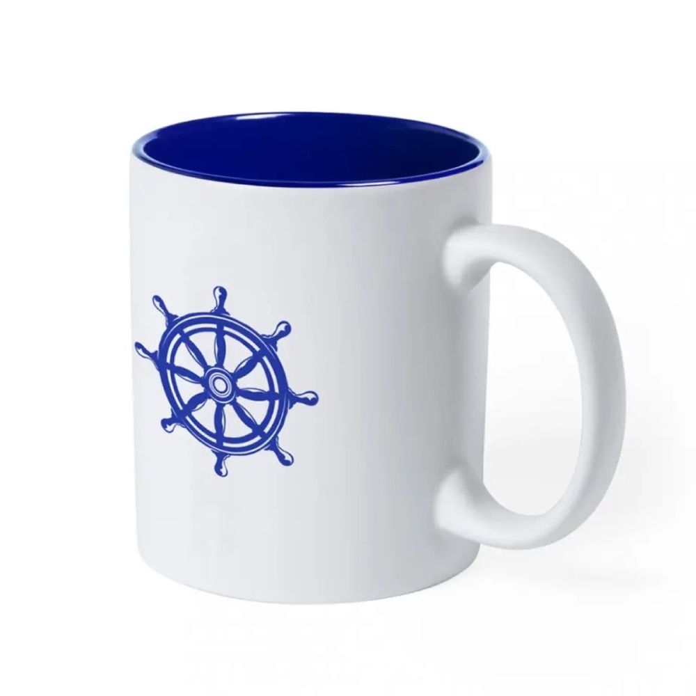 Mok Kulmer 35 cl. gekleurd binnen graveren