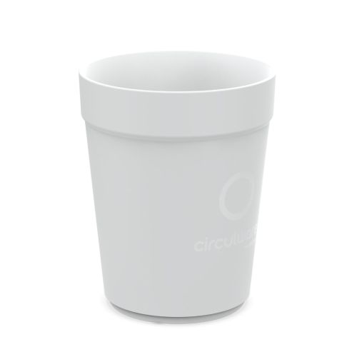 Get plastic mug with 100ml capacity printed