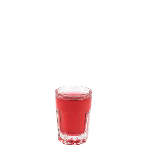 Zwarte Kunststof Shotglas Remedy 2.5 cl. Laten bedrukken of graveren met je eigen logo