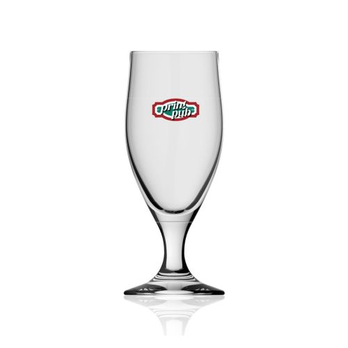 Bierglas Avano 27 cl glas met meerkleurig PrintPub-logo bedrukt op de voorzijde