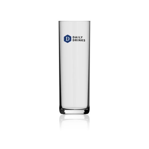 Bierglas Kölsch 23 cl. glas met meerkleurig DailyDrinks-logo op het voorpaneel