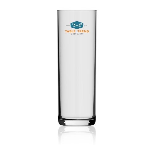 Bierglas Kölsch 39 cl glas met meerkleurig TableTrend-logo op het voorpaneel