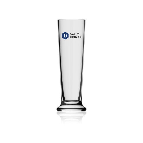Bierglas Stange 25 cl. glas met meerkleurig DailyDrinks-logo op het voorpaneel