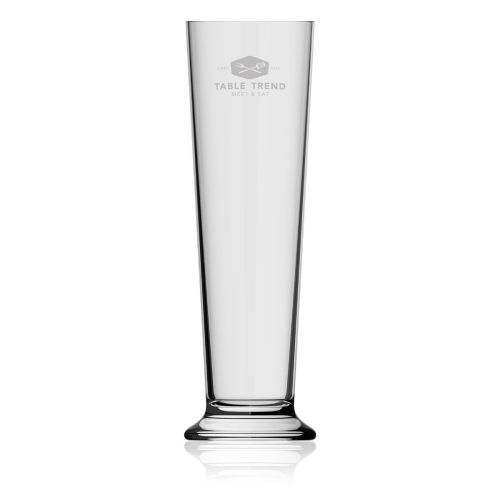 Bierglas Stange 65 cl. glas met gegraveerd TableTrend-logo op het voorpaneel