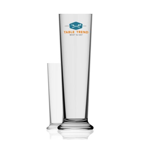 Bierglas Stange XXL 2,0 liter glas met meerkleurig TableTrend-logo op het voorpaneel