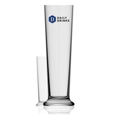 Bierglas Stange XXL 3,0 liter glas met meerkleurig DailyDrinks-logo op het voorpaneel