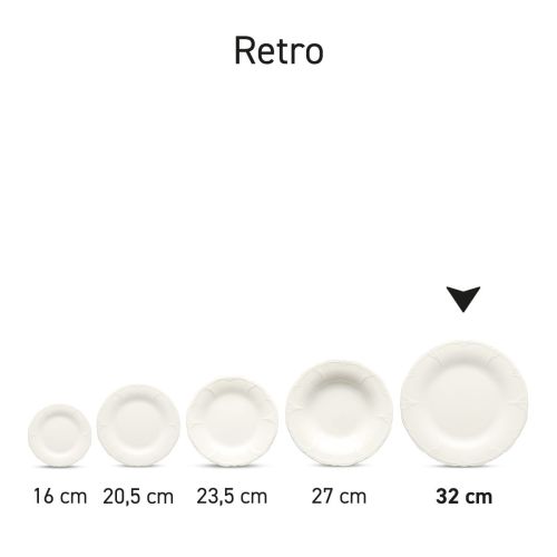 Bord Retro 32 cm bedrukken