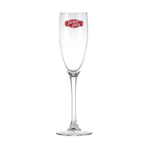 Cosy Moments champagneflute 19 cl. met enkelkleurig PrintPub-logo op de kelk gedrukt. Cosy Moments champagneflute 19 cl. met enkelkleurig PrintPub-logo op de kelk gedrukt.