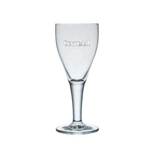 Harzer Pokal 20 cl tapmaat glas met meerkleurig Centraal-logo op de voorzijde
