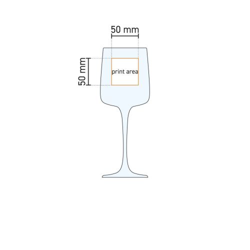 Iconic Wijnglas 43 cl. bedrukken