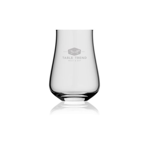Lauren tasting glas 13 cl. van glas met gegraveerd TableTrend-logo op het voorpaneel
