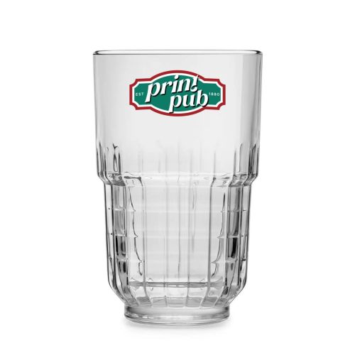 Longdrinkglas Tarq 35 cl. met meerkleurig PrintPub-logo op het voorpaneel