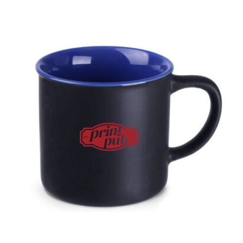 Keramische mok Loft Supreme 31 cl. met rood PrintPub-logo op het vooraanzicht bedrukt. Keramische mok Loft Supreme 31 cl. met rood PrintPub-logo op het vooraanzicht bedrukt.