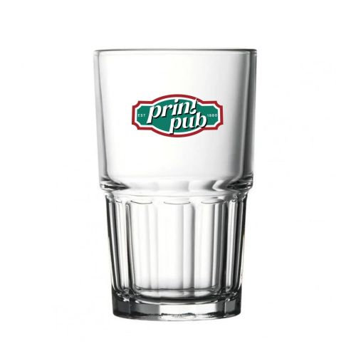 Next Longdrink Stapelglas 28,4 cl met meerkleurig PrintPub-logo aan de voorkant. Next Longdrink Stapelglas 28,4 cl met meerkleurig PrintPub-logo aan de voorkant.