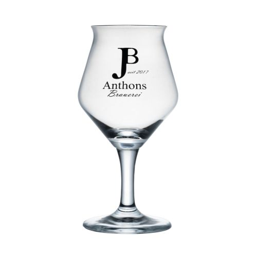 Sommelier Kelch Ritzenhoff 30 cl tapmaatglas met gegraveerd logo van JB Anthons op het vooraanzicht