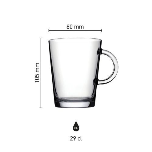 Infographic met hoogte, diameter en volume van het theeglas Tribeca 29 cl. graveren. Infographic met hoogte, diameter en volume van het theeglas Tribeca 29 cl. graveren.