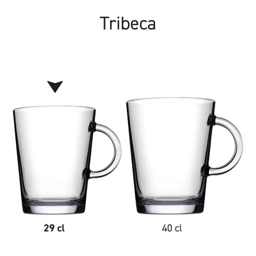 Serieafbeelding van meerdere theeglazen Tribeca met verschillende inhoudsmaten Serieafbeelding van meerdere theeglazen Tribeca met verschillende inhoudsmaten