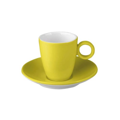 Frontaal beeld lichtgroen-wit Bart Espresso porseleinset 6,5 cl. met gladde afwerking. Frontaal beeld lichtgroen-wit Bart Espresso porseleinset 6,5 cl. met gladde afwerking.