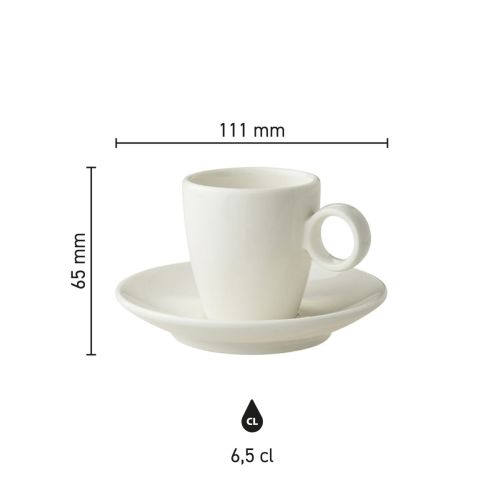 Infographic met productafmetingen van Bart Espresso 6,5 cl SET. Infographic met productafmetingen van Bart Espresso 6,5 cl SET.