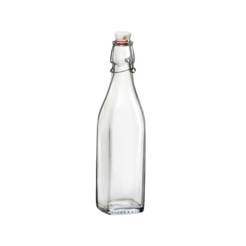 Beugelfles Vierkant Swing 0,25 liter bedrukken