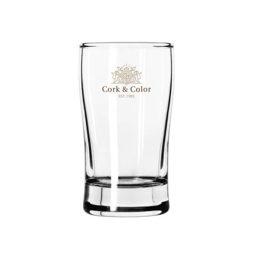 Glas bier proefglaasje Esquire 15 cl met meerkleurig CorkColor-logo op de voorzijde. Glas bier proefglaasje Esquire 15 cl met meerkleurig CorkColor-logo op de voorzijde.