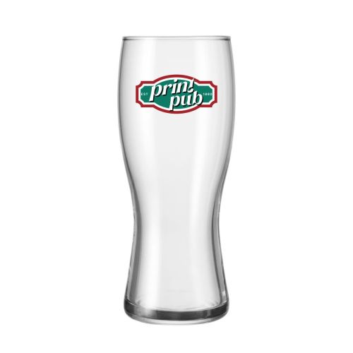 Vooraanzicht van Bierglas Koblenz 30 cl. voorzien van meerkleurig PrintPub logo. Vooraanzicht van Bierglas Koblenz 30 cl. voorzien van meerkleurig PrintPub logo.
