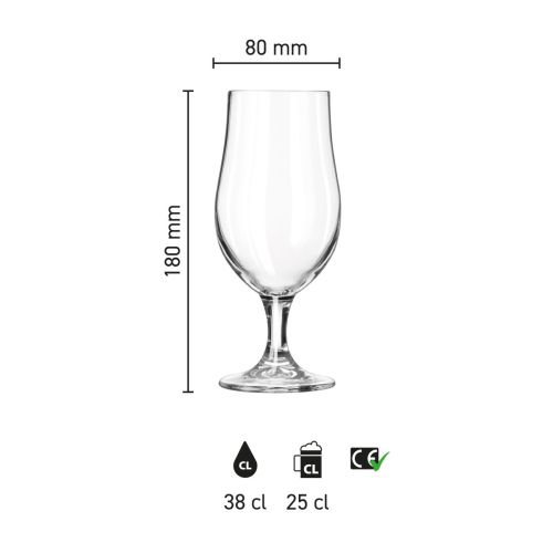 Bierglas Munich 38 cl. bedrukken