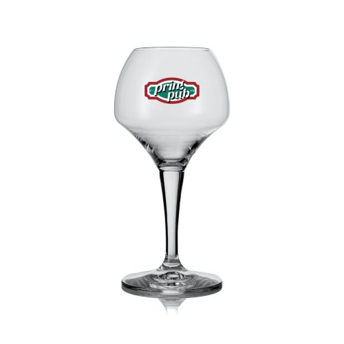 Bierglas Norbert 42 cl. bedrukt met meerkleurig PrintPub-logo op de voorzijde van het glas. Bierglas Norbert 42 cl. bedrukt met meerkleurig PrintPub-logo op de voorzijde van het glas.