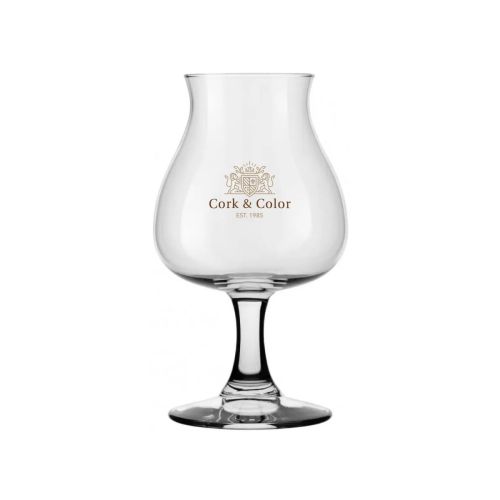 Specials Tasting bierglas 25 cl met kleurrijk CorkColor-logo in meerdere kleuren op de voorzijde. Specials Tasting bierglas 25 cl met kleurrijk CorkColor-logo in meerdere kleuren op de voorzijde.
