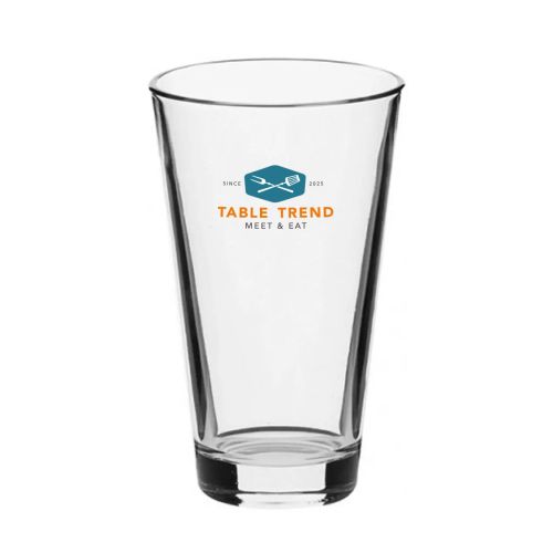 Logo van TableTrend in meerdere kleuren op het vooraanzicht van het bierglas vaasje 34 cl. Logo van TableTrend in meerdere kleuren op het vooraanzicht van het bierglas vaasje 34 cl.