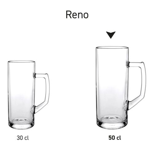 Bierpul Reno 50 cl. tapmaat bedrukken