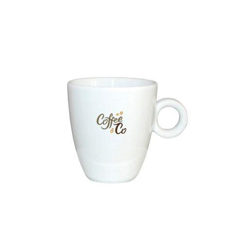 Bola Espresso Kop hoog wit 9 cl. bedrukken