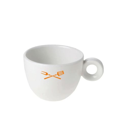 Bola Koffie Kop wit 15 cl. bedrukken