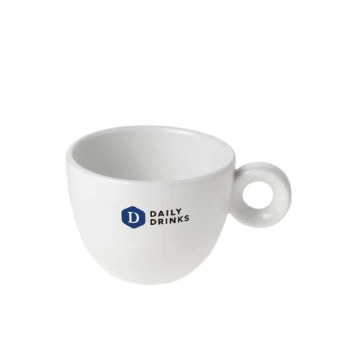 Bola Koffie Kop wit 15 cl. bedrukken
