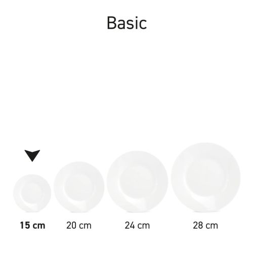 Meerdere borden uit de Basic lijn naast elkaar als productserie getoond. Meerdere borden uit de Basic lijn naast elkaar als productserie getoond.