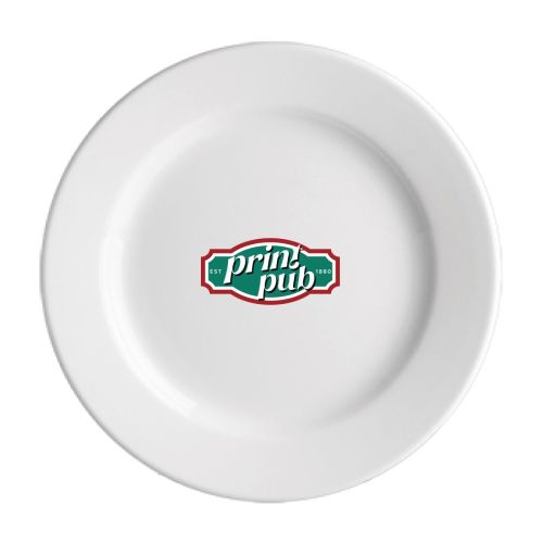Meerkleurig PrintPub-logo op porseleinen bord Princip 24 cm, zichtbaar in het midden van het bord. Meerkleurig PrintPub-logo op porseleinen bord Princip 24 cm, zichtbaar in het midden van het bord.