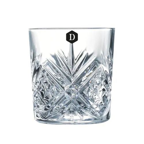Broadway Tumbler 30 cl. glas met DailyDrinks-logo in één kleur op de voorzijde bedrukt. Broadway Tumbler 30 cl. glas met DailyDrinks-logo in één kleur op de voorzijde bedrukt.