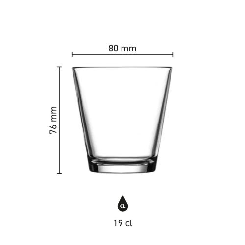 City glas 19 cl. bedrukken