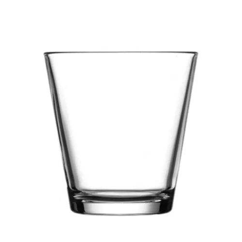 Vooraanzicht van het City glas 25 cl. in helder glas met rechte cilindervorm en glad oppervlak. Vooraanzicht van het City glas 25 cl. in helder glas met rechte cilindervorm en glad oppervlak.